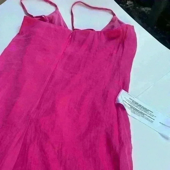 BCBGMAXAZRIA Womens Color Block Mixi Bright Bohemian Dress Spaghetti Straps NWOT - Picture 11 of 14